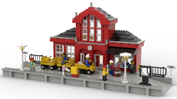 2150 Train Station From BrickLink Studio BrickLink