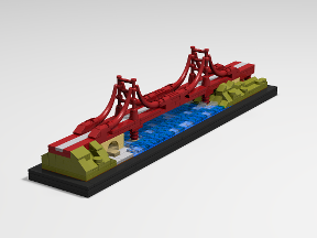 golden gate bridge lego set