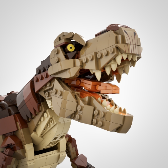 Lego t rex store moc