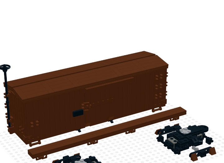 3000 Series Boxcar from BrickLink Studio [BrickLink]