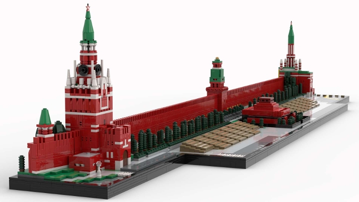 Kremlin Wall From Bricklink Studio
