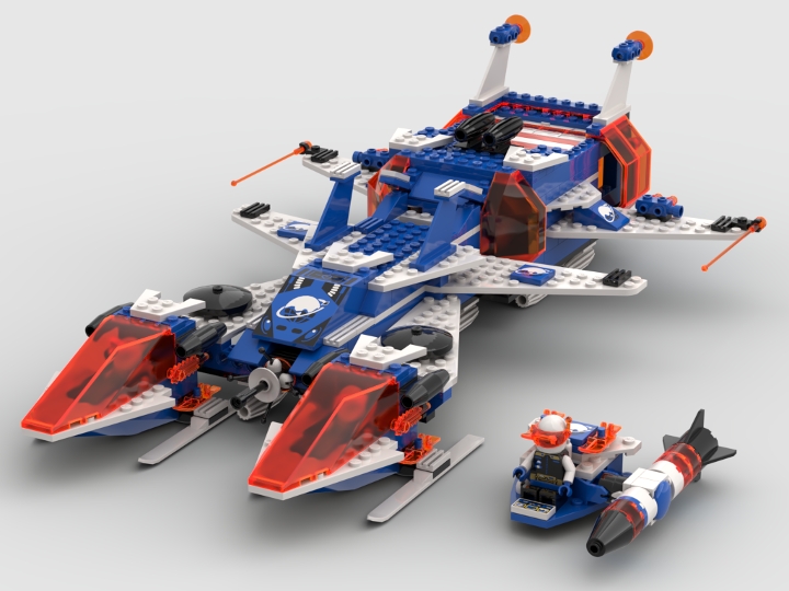 6973-1: Deep Freeze Defender (building steps) from BrickLink Studio ...