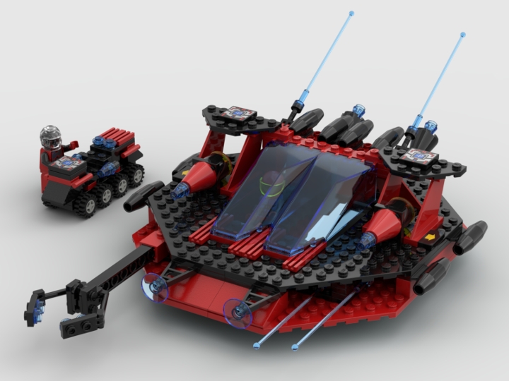 6939-1: Saucer Centurion (building steps) from BrickLink Studio [BrickLink]