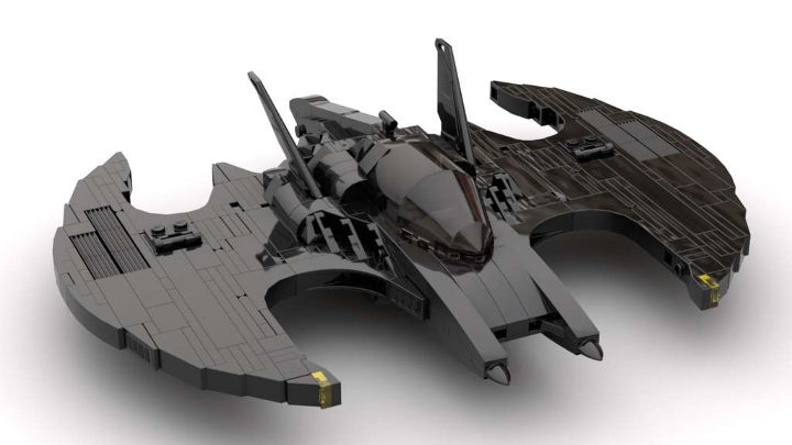 Updated Tim Burton's 1989 Batwing From Bricklink Studio [bricklink]