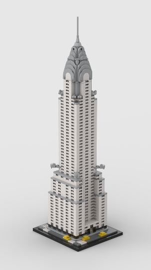 chrysler building lego set
