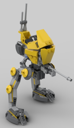 AT-RT - Yellow Movable from BrickLink Studio [BrickLink]