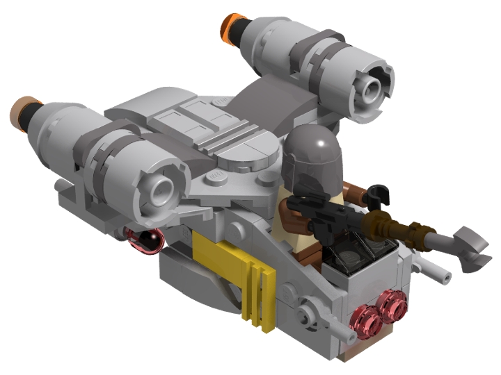 razor crest microfighter