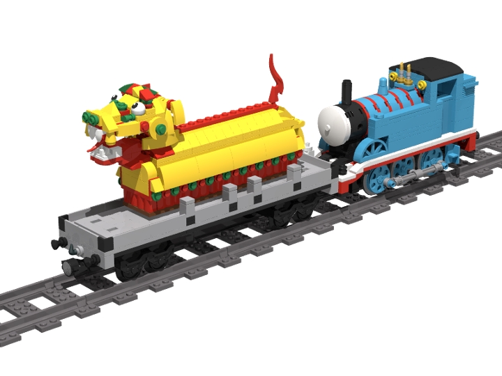 thomas the tank engine chinese dragon