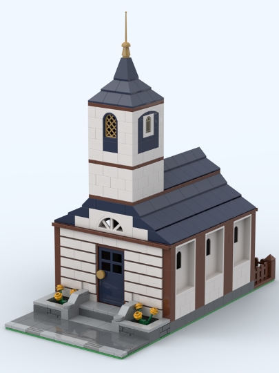 Wedding Chapel from BrickLink Studio [BrickLink]