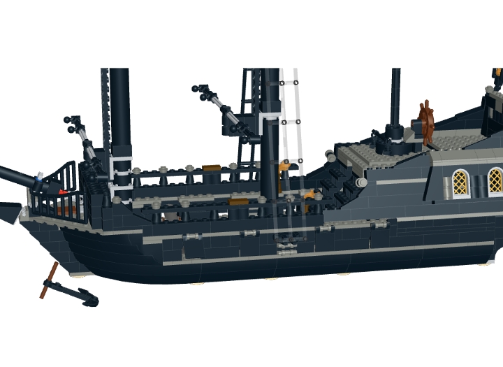 lego black pearl moc