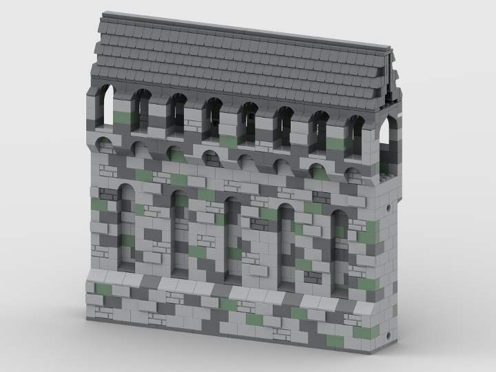 Castle Wall From Bricklink Studio