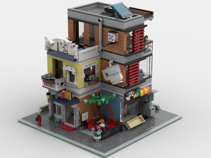 townhouse pet shop lego