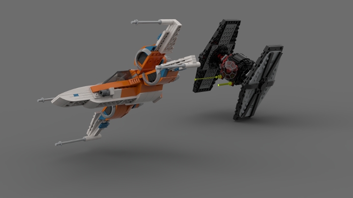 Poe Dameron S T 70 X Wing The Rise Of Skywalker Moc From Bricklink Studio