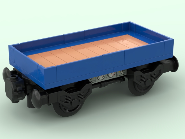 Niederbordwagen Press from BrickLink Studio [BrickLink]