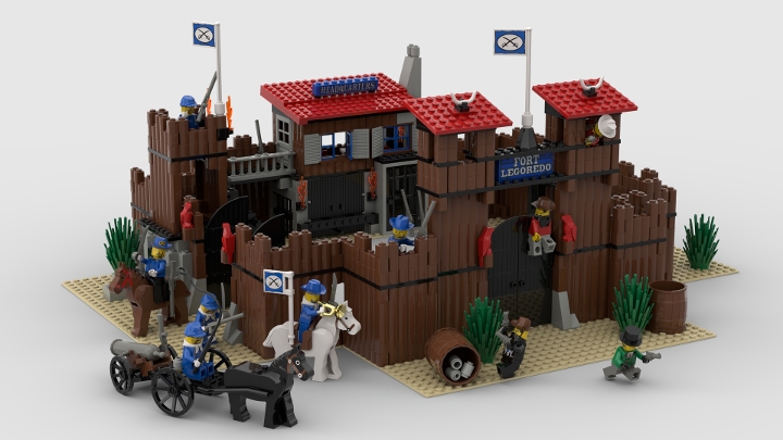 6769 - Fort Legoredo (1996) from BrickLink Studio [BrickLink]