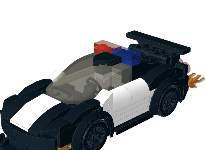 Moc Super Secret Police Interceptor Mod From Bricklink Studio