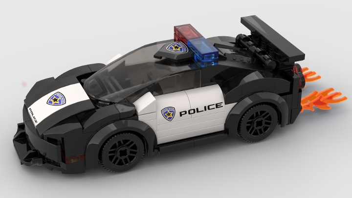 Moc Super Secret Police Interceptor Mod From Bricklink Studio