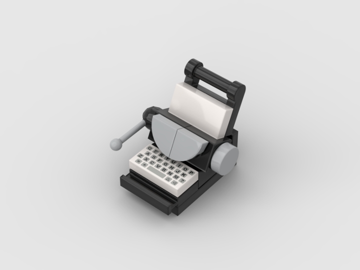 Typewriter from BrickLink Studio [BrickLink]