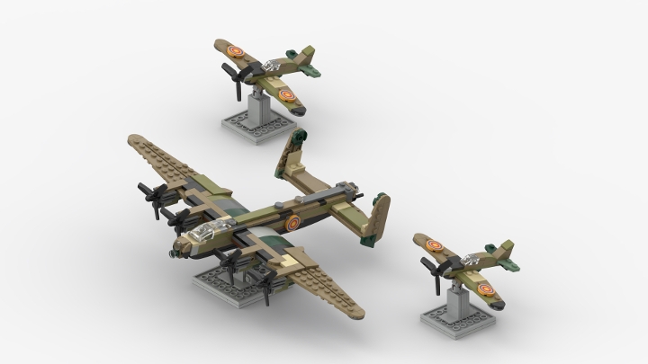 lancaster bomber lego