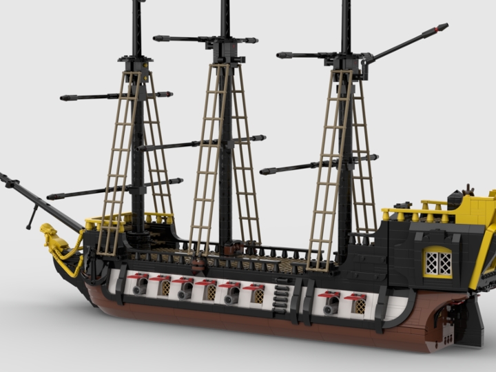 lego frigate ship