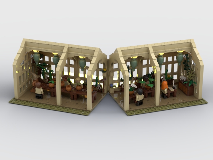 harry potter greenhouse lego