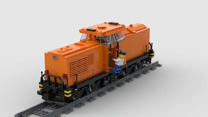 BR 110 Orange from BrickLink Studio [BrickLink]