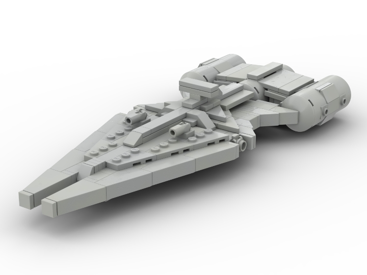 Arquitens Cruiser (Micro Scale) from BrickLink Studio [BrickLink]