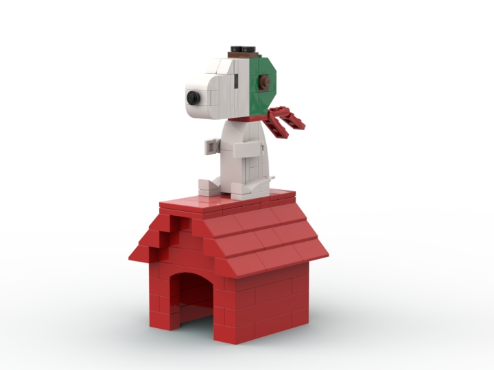 Snoopy: Red Baron from BrickLink Studio [BrickLink]