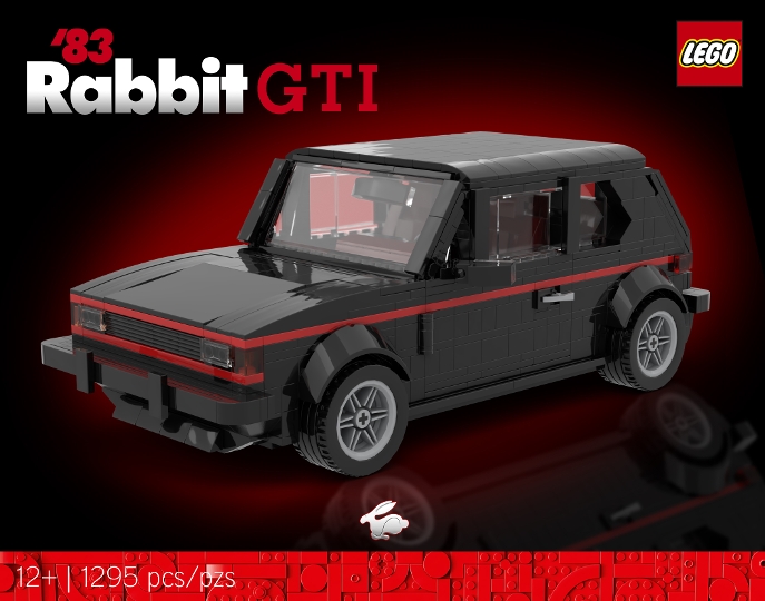Rabbit GTI model from BrickLink Studio [BrickLink]