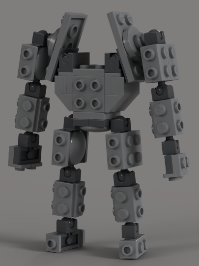 Mecha Frame Mk. II from BrickLink Studio [BrickLink]