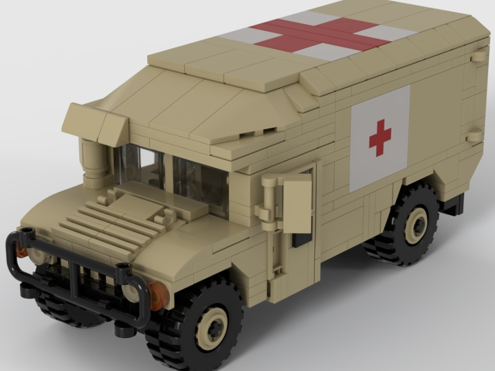 Humvee Ambulance from BrickLink Studio [BrickLink]