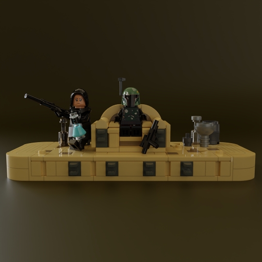 LEGO MOC Boba’s Throne by scruffybrickherder | Rebrickable - Build with