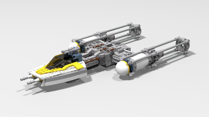 75172 Y-wing Starfighter From Bricklink Studio [bricklink]