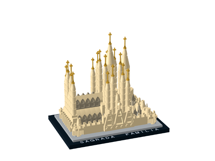 Sagrada Familia From Bricklink Studio