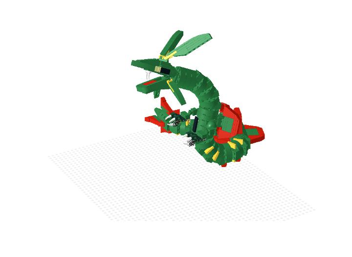 mega rayquaza lego