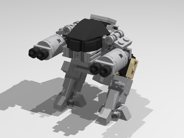 ED-209 from BrickLink Studio [BrickLink]