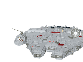 Star Wars LAAT gunship laser turret pod from BrickLink Studio [BrickLink]