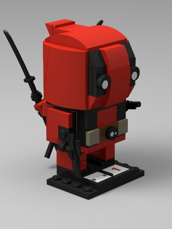 Deadpool LEGO BrickHeadz from BrickLink 