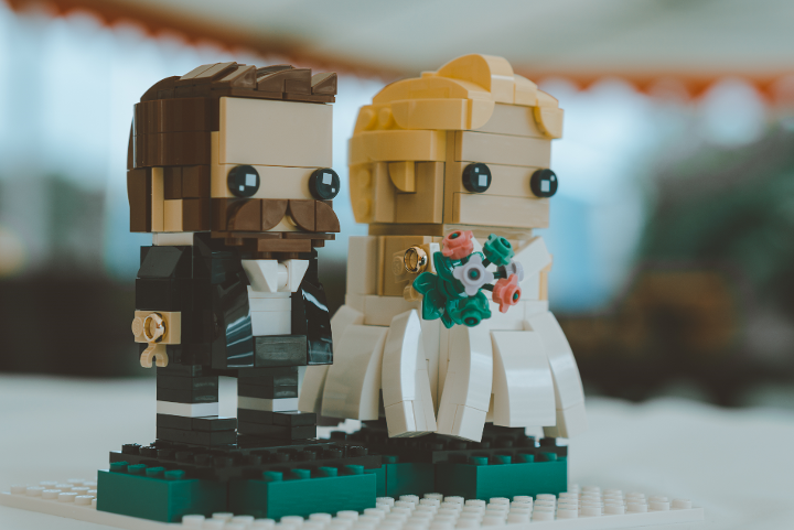 lego bride and groom brickheadz