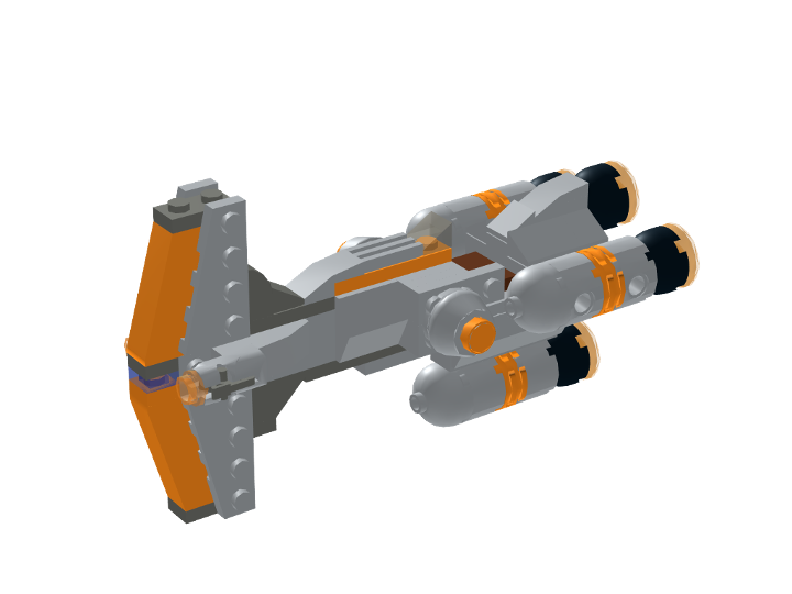 mini lego hammerhead corvette