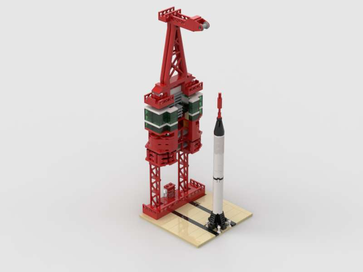 lego rocket launch pad