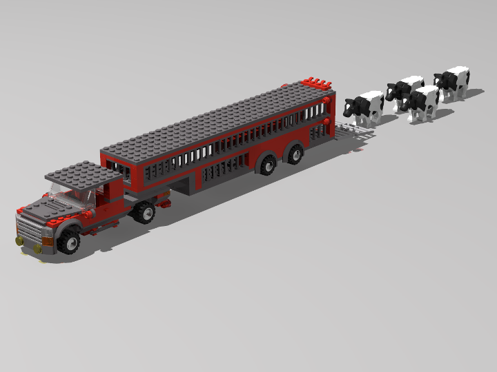 lego cattle truck