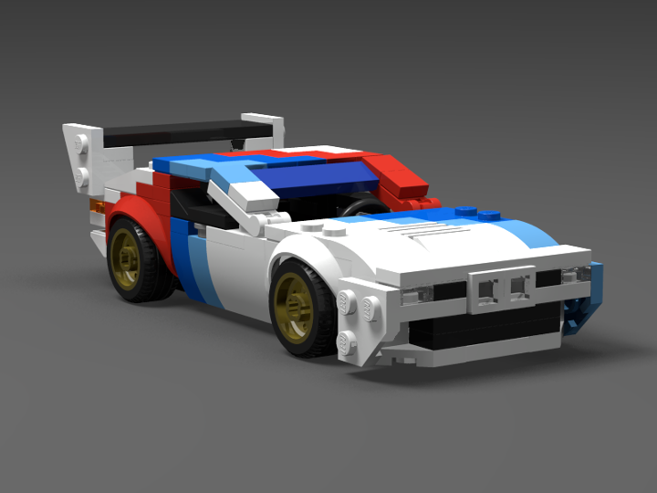 Lego BMW M1 Procar. from BrickLink Studio [BrickLink]