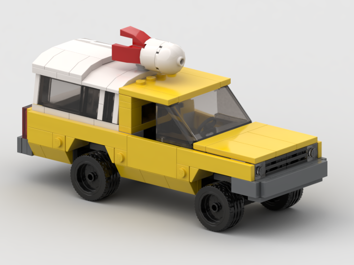 Hachiroku24 S Pizza Planet Truck With Steps From Bricklink Studio