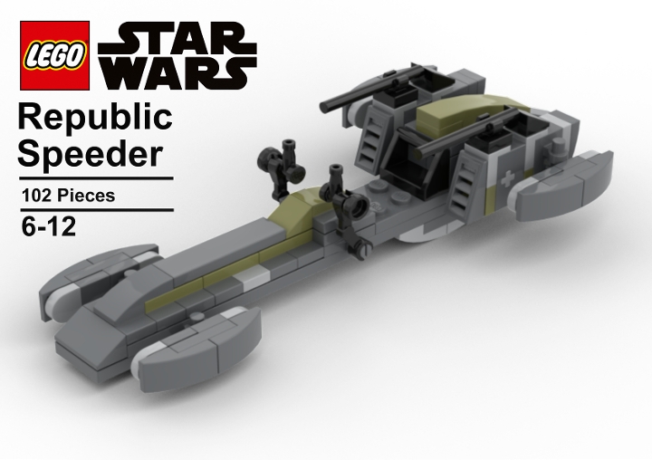 lego republic speeder