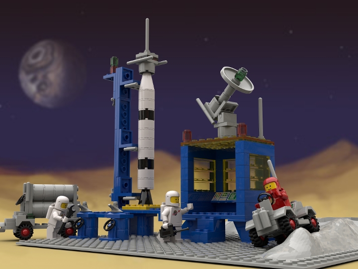 lego alpha 1 rocket base