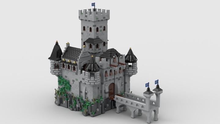 Crusader's Castle from BrickLink Studio [BrickLink]