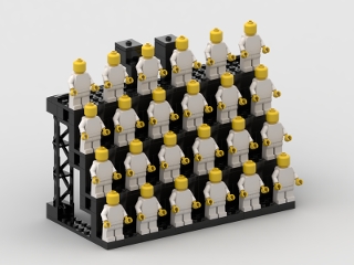 lego minifigure display stand