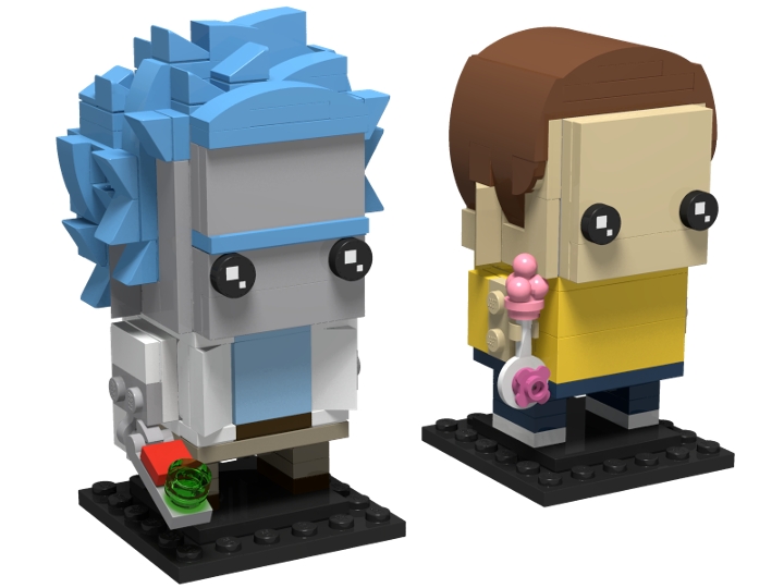 brickheadz rick and morty