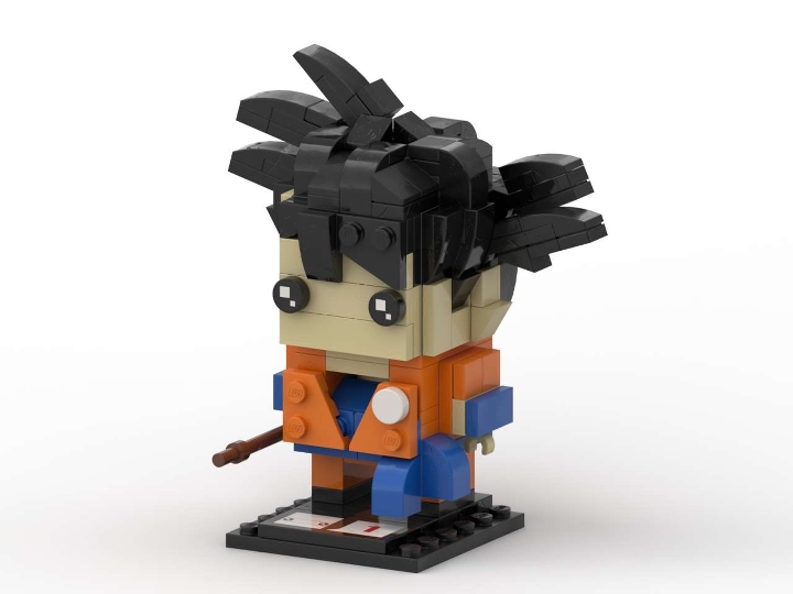 San Goku Brickheadz from BrickLink Studio [BrickLink]